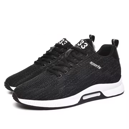 Men Sneakers Elevator Shoes Hidden Heels Breathable Heightening Shoes for Men Increase Insole 6CM Sports Casual Height Shoes