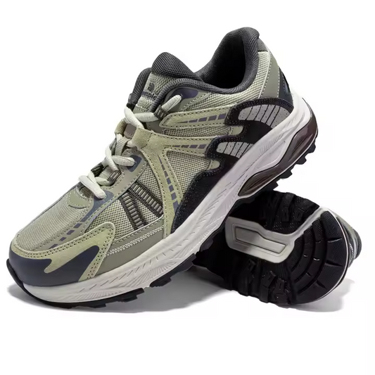 New Men Running Shoes Outdoor Casual Lightweight Breathable Sneakers Male Cushioning Non-Slip Vintage Sports Shoes